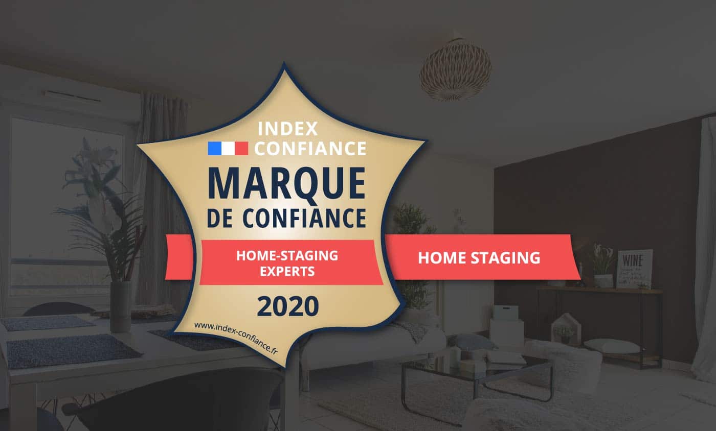 Home-Staging Experts reconnu Marque Confiance 2020 catégorie home staging en France