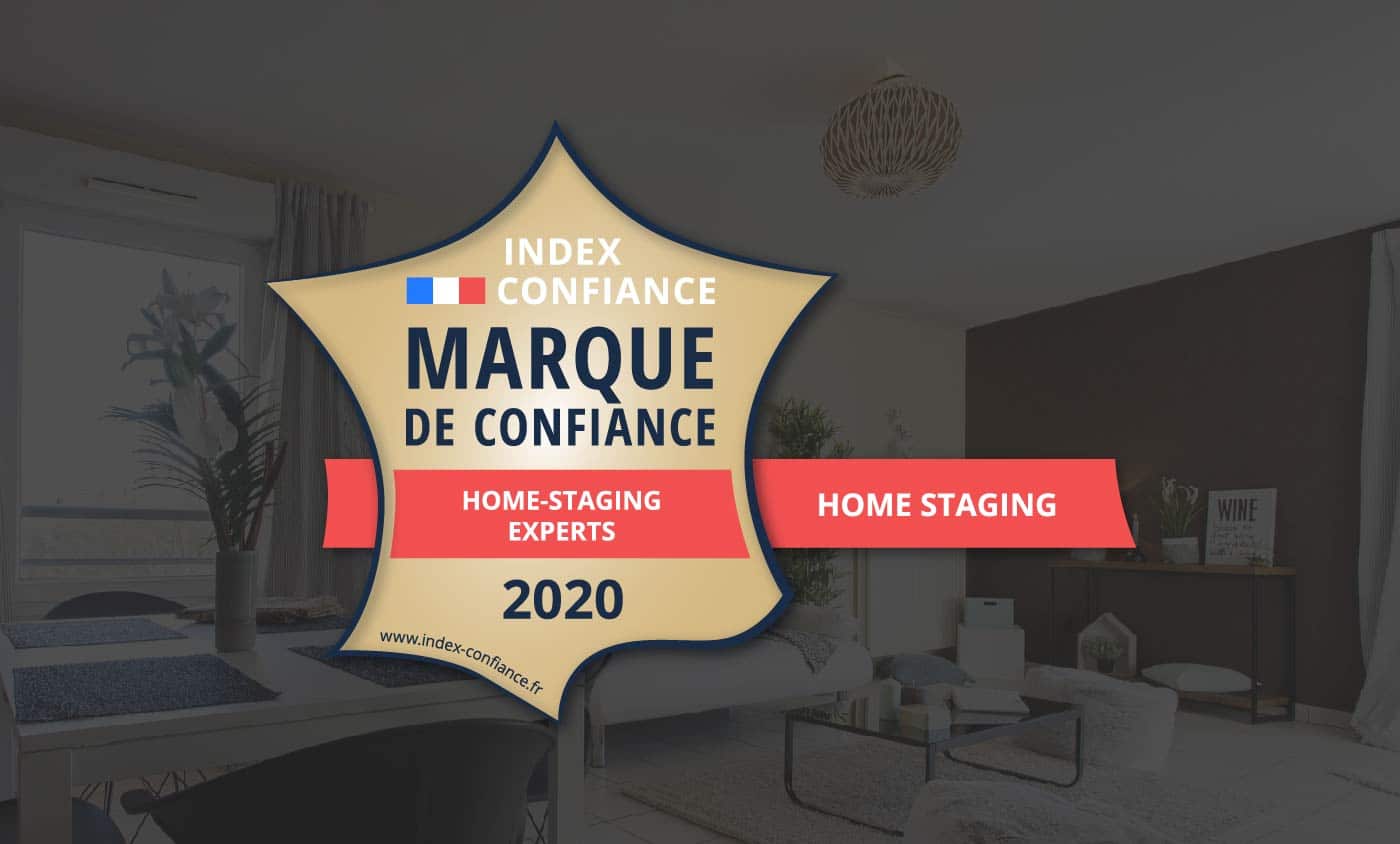 Home-Staging Experts reconnu Marque Confiance 2020 catégorie home staging en France
